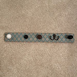 Decorative Wooden Hook Rack